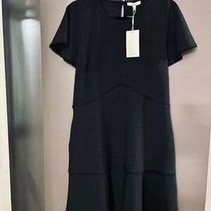 Joie Elegant Black Midi Dress